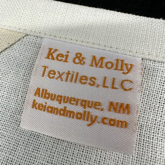 Kitchen Dish Towel Hand Printed Original Design Gray Just Married Kei & Molly - Picture 8 of 12